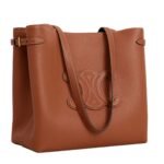CELINE MEDIUM CABAS ANAÏS CUIR TRIOMPHE IN GRAINED CALFSKIN TAN