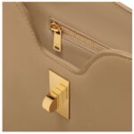 CELINE SMALL CAMILLE 16 SOFT BAG IN SMOOTH CALFSKIN SMOKED BROWN
