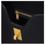 CELINE SMALL CAMILLE 16 SOFT BAG IN SMOOTH CALFSKIN BLACK