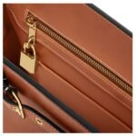 CELINE CONTI BAG IN SUPPLE GRAINED CALFSKIN TAN