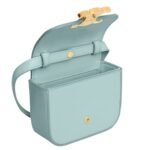 CELINE MINI CLAUDE IN SHINY CALFSKIN POOL