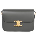 CELINE CLASSIQUE TRIOMPHE BAG IN SHINY CALFSKIN BRONZE