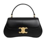 CELINE TEEN LOLA IN SHINY CALFSKIN WHITE COTTON