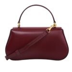 CELINE TEEN CELINE LOLA IN SHINY CALFSKIN LIGHT BURGUNDY