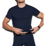 TOM FORD COTTON CREWNECK T SHIRT NAVY