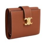 CELINE FINE WALLET VICTOIRE IN SUPPLE GRAINED CALFSKIN TAN