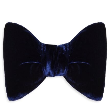 TOM FORD VELVET BOW TIE NAVY