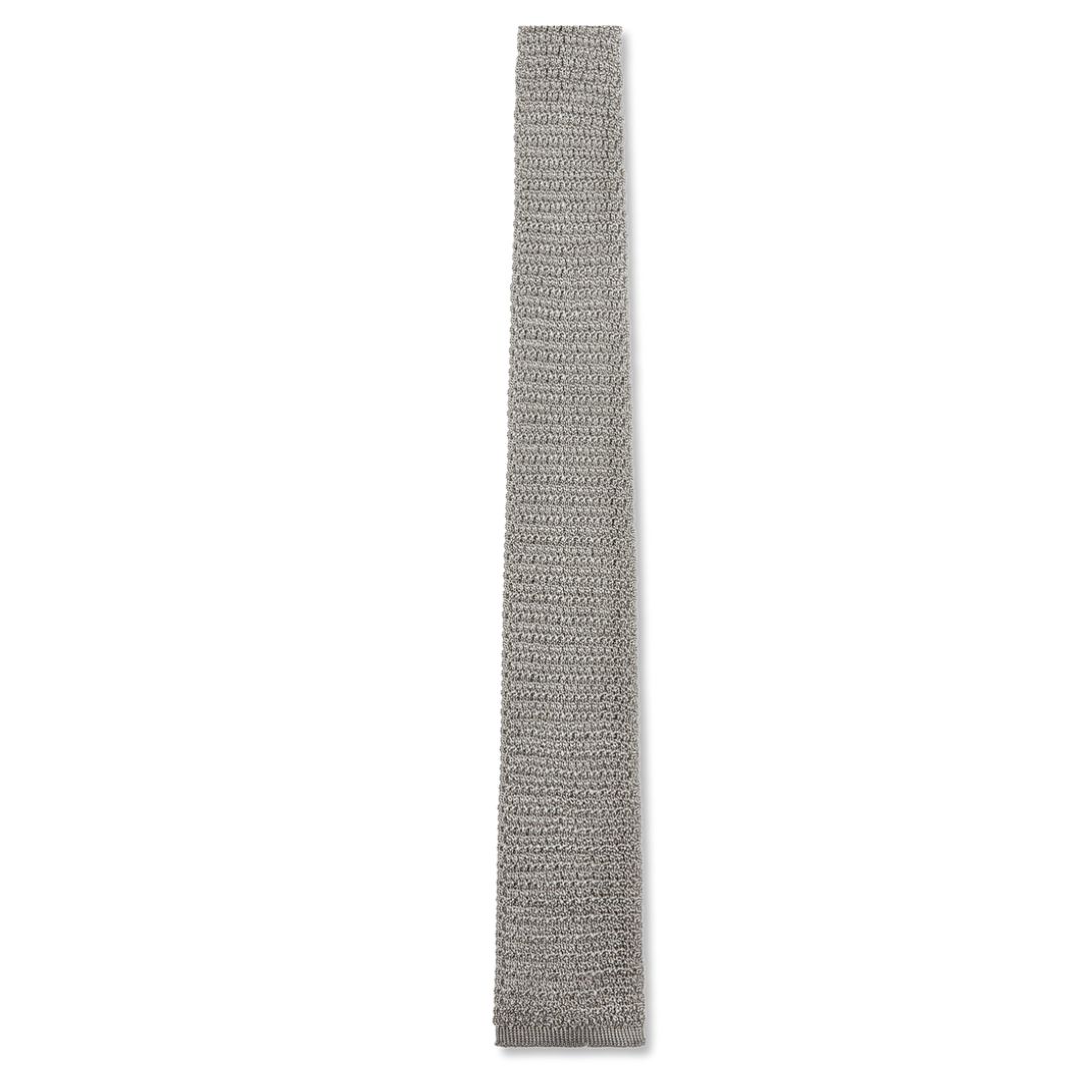 2 TOM FORD KNITTED TIE STEEL