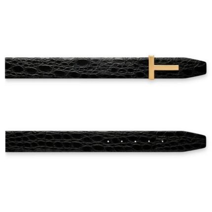 TOM FORD CROCODILE T ICON BELT