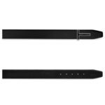 TOM FORD SMOOTH LEATHER ENAMEL BUCKLE T BELT