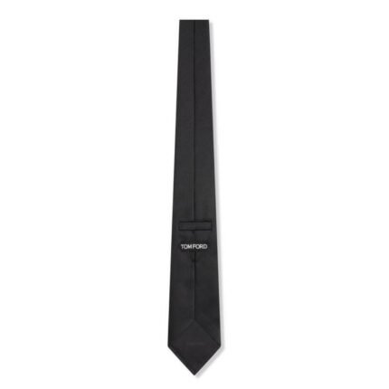 TOM FORD SOLID TWILL TIE BLACK