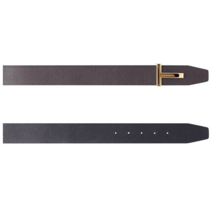 TOM FORD SOFT GRAIN LEATHER T ICON BELT