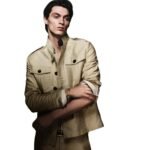 TOM FORD COTTON SATIN STAND COLLAR OUTERSHIRT