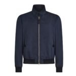 TOM FORD COTTON SILK HARRINGTON BONE