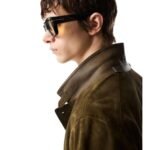 TOM FORD CASHMERE SUEDE SARTORIAL MILITARY JACKET