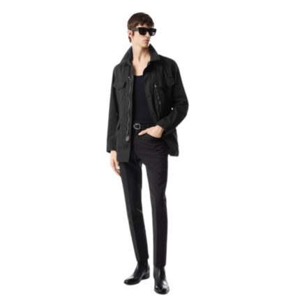 TOM FORD ENZYME TWILL ARMY JACKET