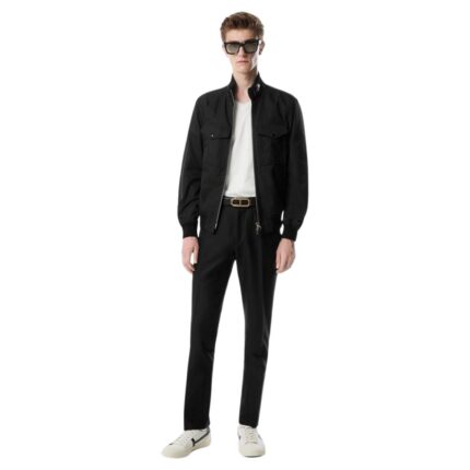 TOM FORD COTTON SILK TWILL BOMBER