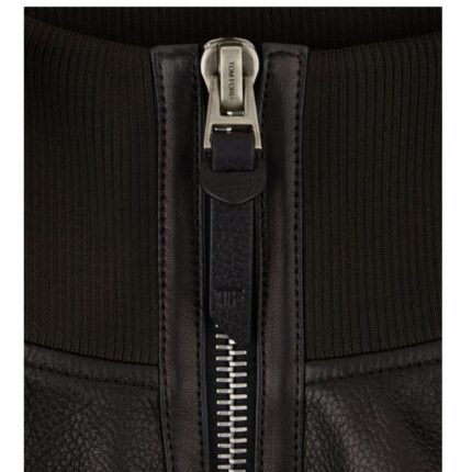 TOM FORD GRAIN LEATHER TRACK BOMBER