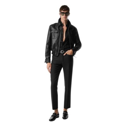TOM FORD LUREX BASKET WEAVE BATTLE JACKET