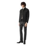 TOM FORD LIGHT FELT STAND COLLAR OVERSHIRT