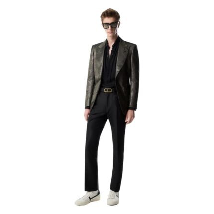 TOM FORD SILK LUREX DYLLAN JACKET