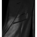 TOM FORD PLONGE LEATHER SARTORIAL BLAZER