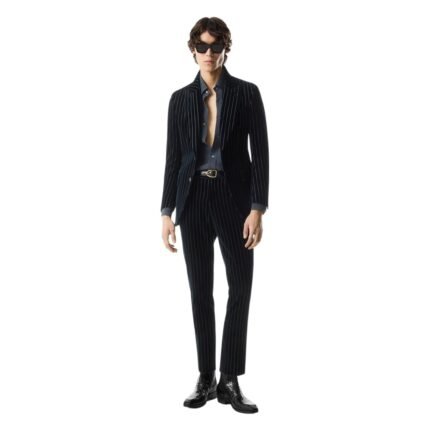 TOM FORD EMBOSSED VELVET DYLLAN TROUSER