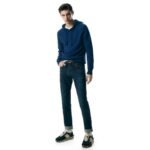 TOM FORD SEAMLESS CASHMERE HOODIE SAPPHIRE