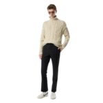 TOM FORD WOOL CASHMERE CABLE ROLL NECK