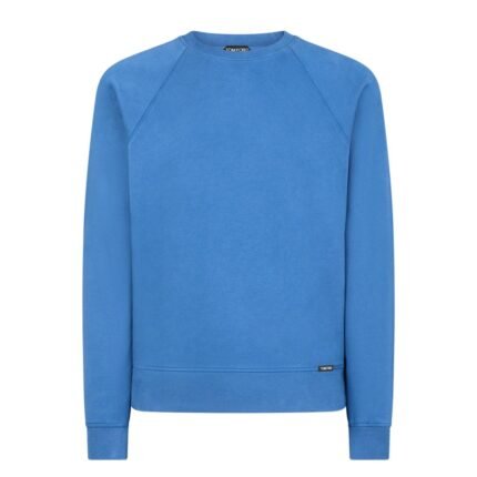 TOM FORD FELPA CREW NECK SWEATSHIRT DENIM BLUE