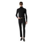 TOM FORD COTTON JERSEY ROLL NECK SWEATER