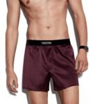 TOM FORD SILK BOXERS CARAMEL