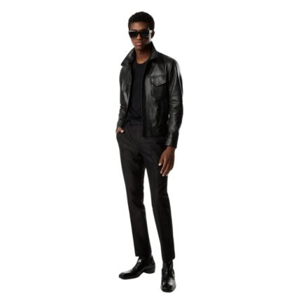 TOM FORD WOOL SILK FAILLE ATTICUS TROUSER