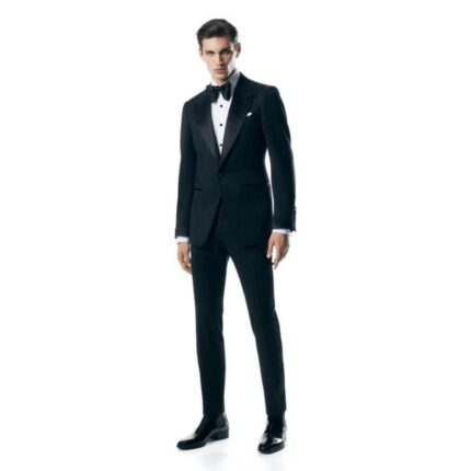 TOM FORD WOOL MOHAIR SHELTON EVENING TROUSER
