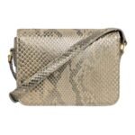 CELINE TEEN TRIOMPHE BAG IN PEARLY PYTHON