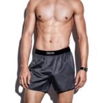 TOM FORD SILK BOXERS DARK GREY