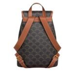 CELINE MEDIUM BACKPACK FOLCO IN TRIOMPHE CANVAS AND CALFSKIN