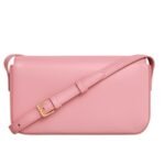 CELINE SHOULDER BAG CLAUDE IN SHINY CALFSKIN ROSE