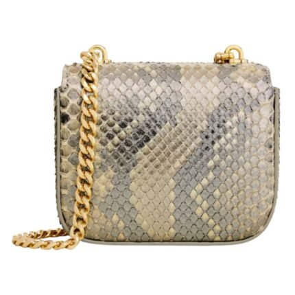 CELINE MINI CHAIN CLAUDE IN PEARLY PYTHON