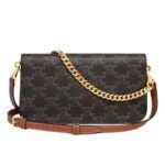 CELINE MULTIPOCHETTE IN TRIOMPHE CANVAS AND CALFSKIN