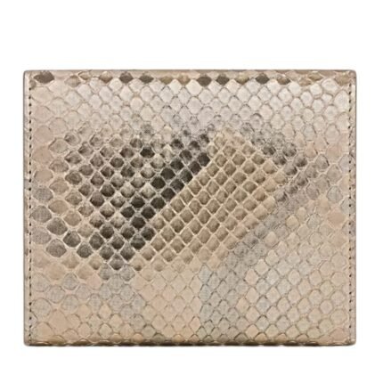 CELINE SMALL FLAP WALLET TRIOMPHE IN PEARLY PYTHON