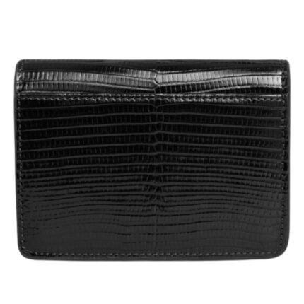 CELINE CARD HOLDER WITH FLAP TRIOMPHE IN LIZARD