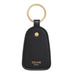 CELINE KEY HOLDER IN TRIOMPHE CANVAS AND CALFSKIN