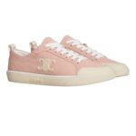 CELINE ALAN SNEAKERS WITH TRIOMPHE IN CANVAS ROSEWOOD