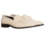CELINE MALAQUAIS TRIOMPHE LOAFER IN POLISHED BULL MILK