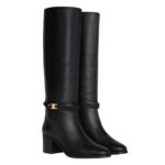 CELINE GARANCE TRIOMPHE STRAP HIGH BOOT IN CALFSKIN