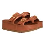 CELINE POLLY WEDGE MULE IN CALFSKIN