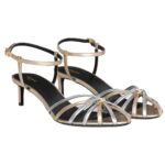 CELINE TRIOMPHE SANDAL IN LAMINATED CALFSKIN