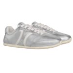CELINE JOGGER LOW LACE UP SNEAKER IN LAMINATED CALFSKIN AND CALFSKIN