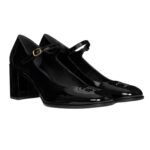 CELINE LILY PERFORATED TRIOMPHE BABIES IN PATENT CALFSKIN